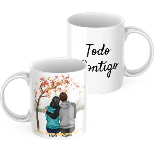 Taza pareja sudaderas