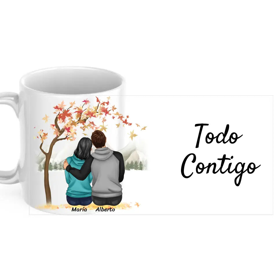 Taza pareja sudaderas