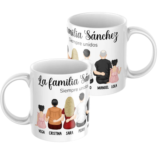 Taza familia completa personalizable