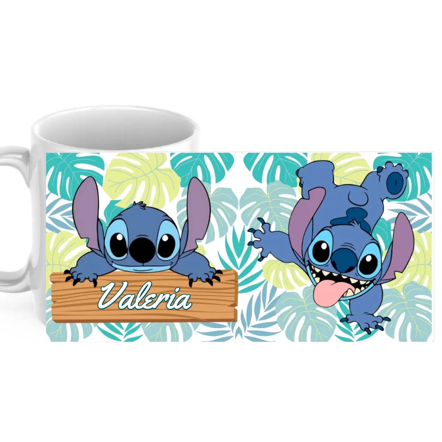 Taza Stitch personalizada con nombre