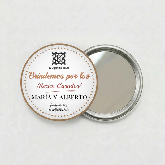 DALL·E 2024-12-12 12.19.55 - A minimalistic, clean template of a round white button badge, centered on a transparent background. The badge is plain white, with subtle shadows to g