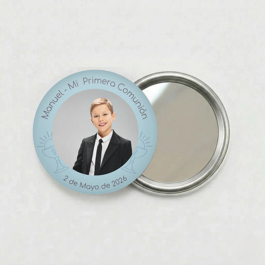 DALL·E 2024-12-12 12.19.55 - A minimalistic, clean template of a round white button badge, centered on a transparent background. The badge is plain white, with subtle shadows to g