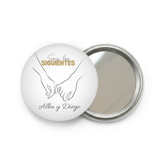 DALL·E 2024-12-12 12.19.55 - A minimalistic, clean template of a round white button badge, centered on a transparent background. The badge is plain white, with subtle shadows to g